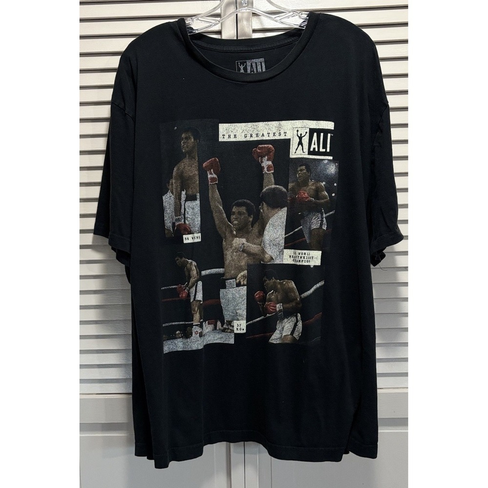 Ali Graphic‎ Tshirt Crew Neck Short Sleeve Size 3XL Greatest Boxer Boxing
